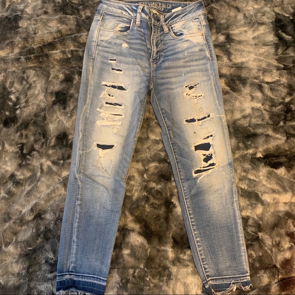 American Eagle Hi-Rise Crop Jegging - Picture 1 of 3
